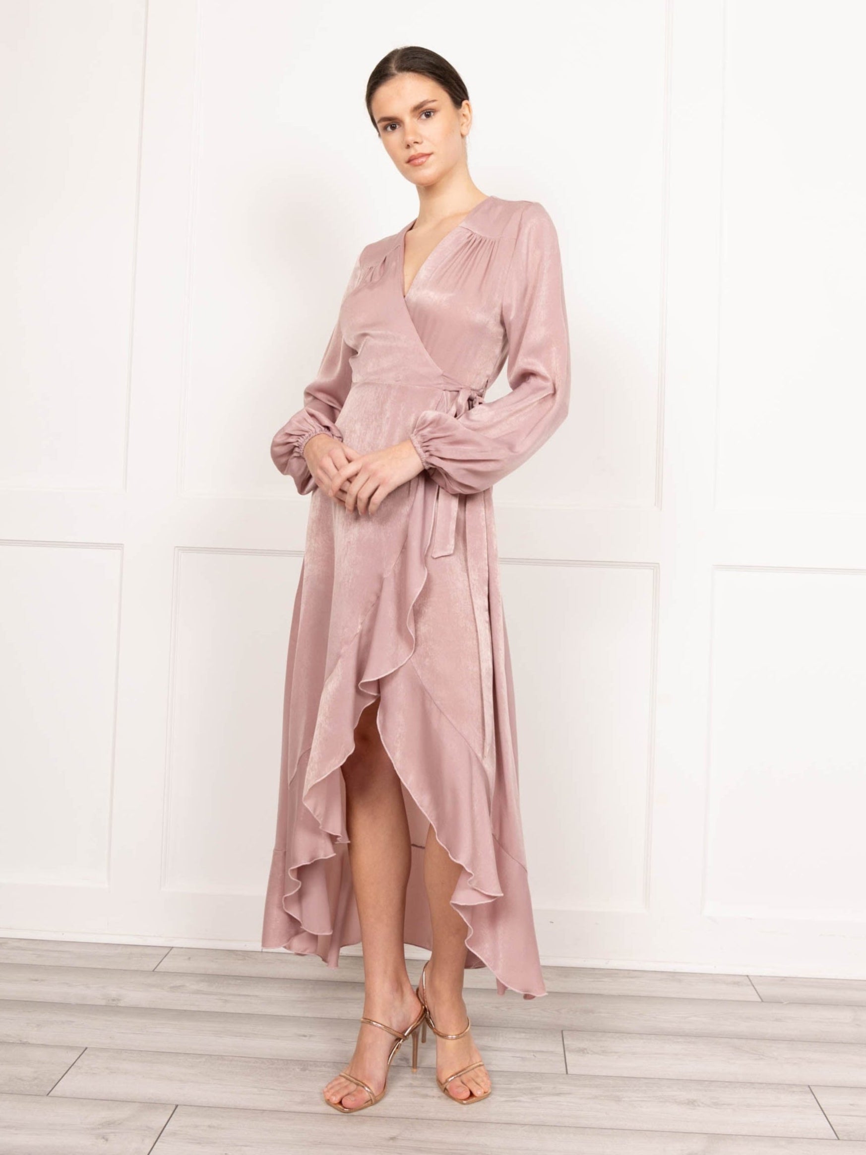 Flounce London Blush Midaxi Dress Flouncelondon Flounce London Blush Midaxi Dress Flouncelondon