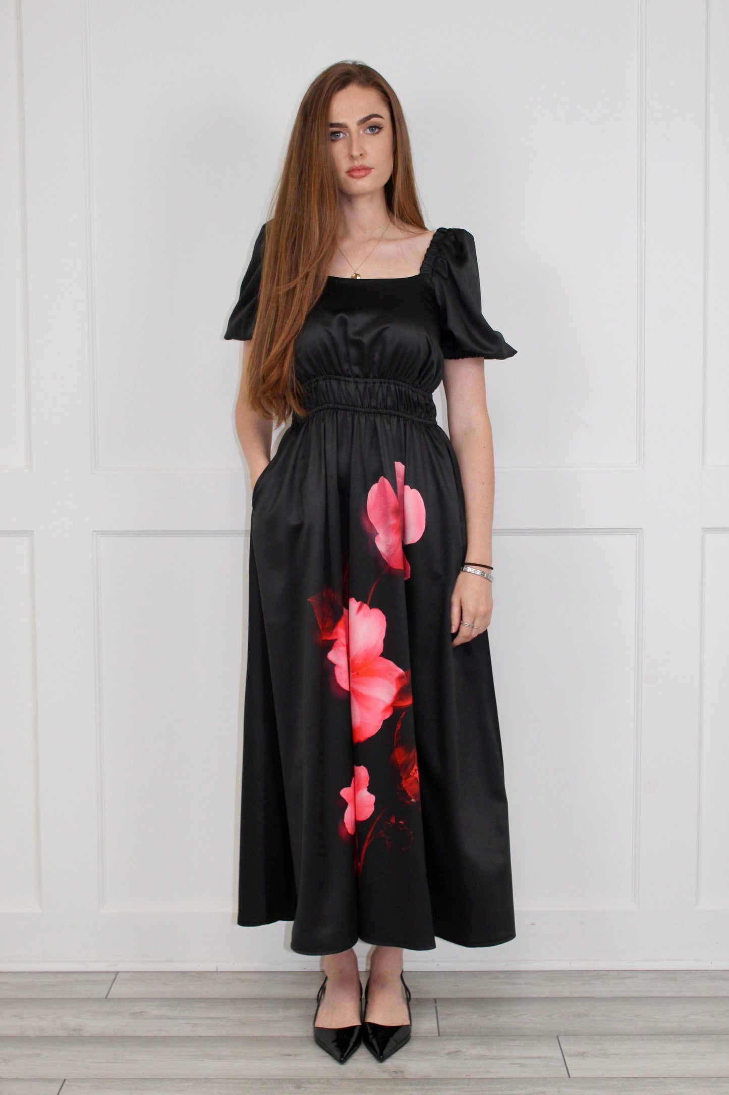 Floral Printed Midaxi Dress