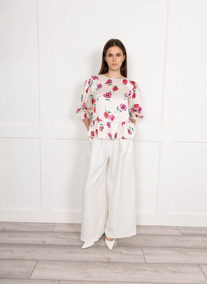 Flounce London Floral Top