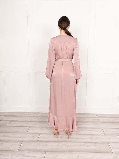 Flounce London Blush Midaxi Dress