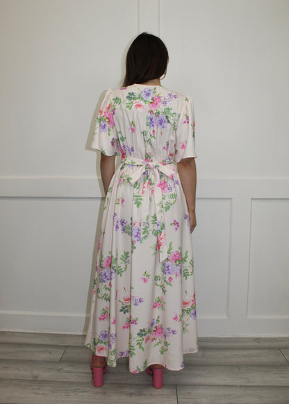 Flounce London Floral Maxi Dress