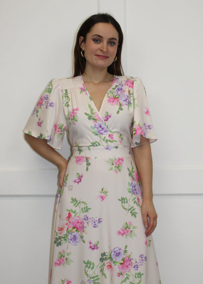 Flounce London Floral Maxi Dress