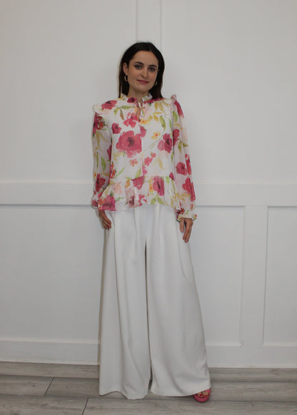 Flounce London Floral Blouse