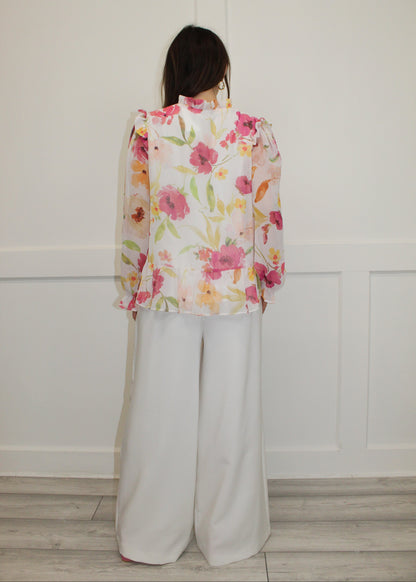 Flounce London Floral Blouse