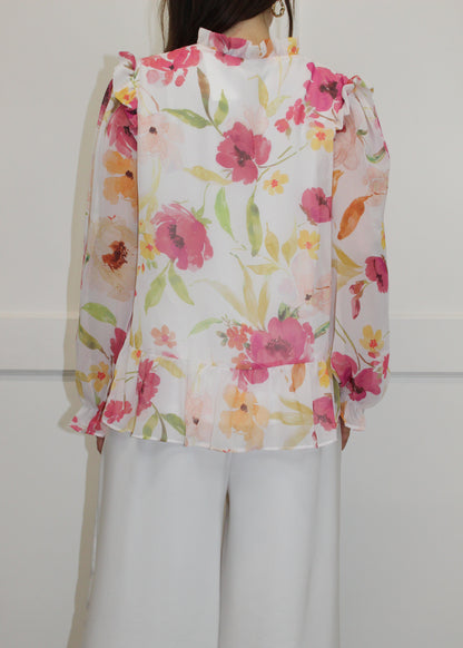 Flounce London Floral Blouse