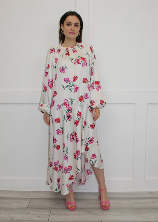 Flounce London Floral Shift Midaxi Dress