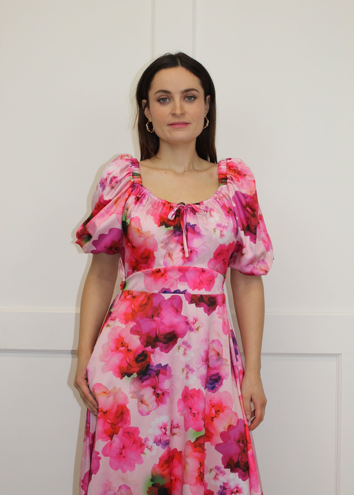 Flounce London Floral Maxi Dress