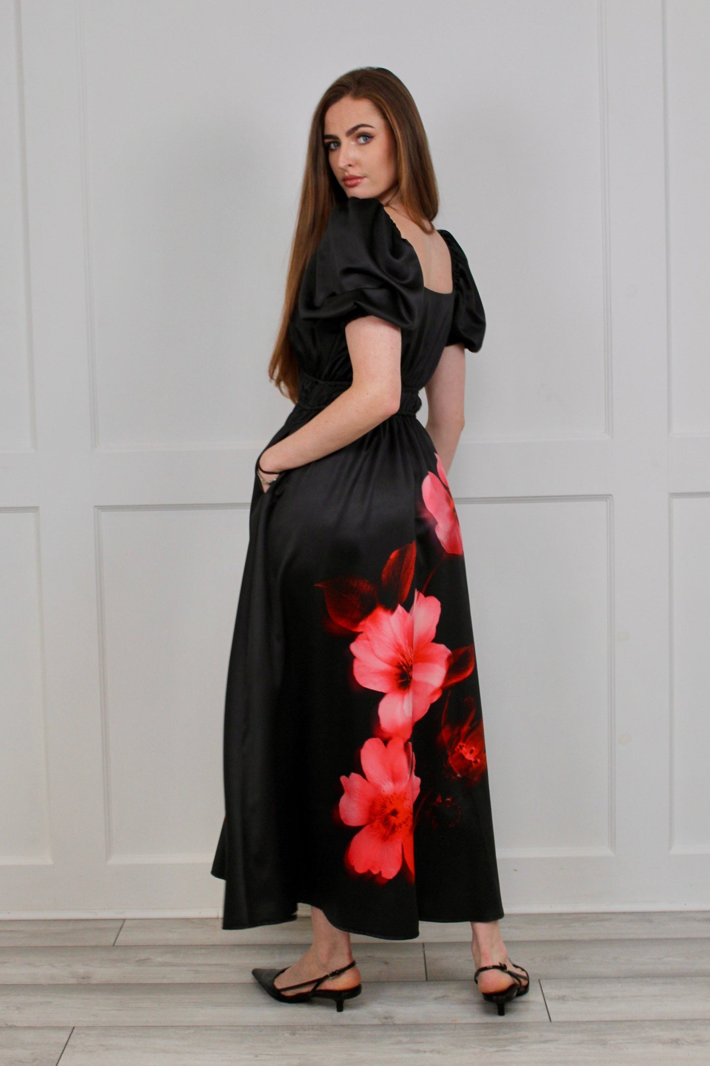 Floral Printed Midaxi Dress