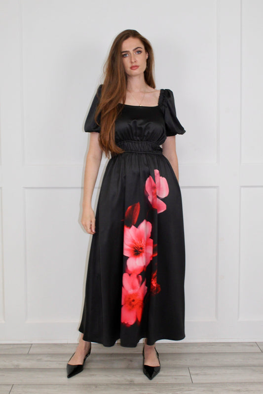 Floral Printed Midaxi Dress